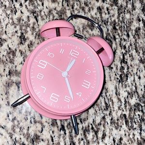 Super cute pink alarm clock